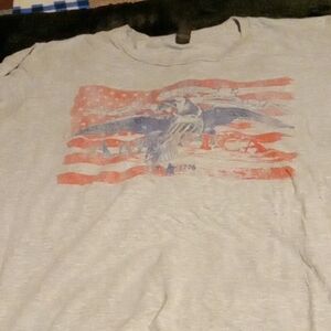 Patriotic Eagle Graphic T-Shirt